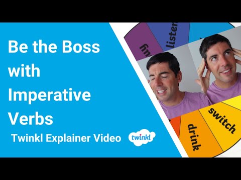 be the boss with imperative verbs youtube