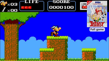 Asterix. Sega Master System. Full game.