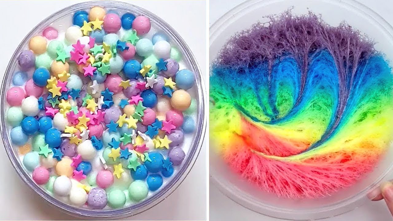 Relaxing Slime Compilation ASMR 4K | Oddly satisfying video #3 - YouTube