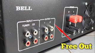Cara pasang free out power amplifier || Cara pasang output audio power ke power lainnya