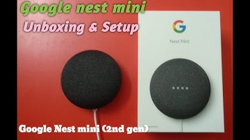 Google Nest Mini (2nd gen) II Unboxing review & Setup