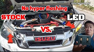 HOW TO INSTALL FRONT LED SIGNAL LIGHT ON ISUZU D-MAX / NO HYPER FLASHING / PART 1