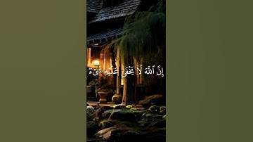 إن الله لا يخفى عليه شيء في الأرض ولا السماء _ القارئ عبد الرحمن مسعد #قرآن #quran