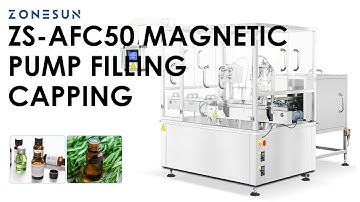 ZONESUN ZS-AFC50 Automatic Dropper Bottle Liquid Filling and Capping Machine
