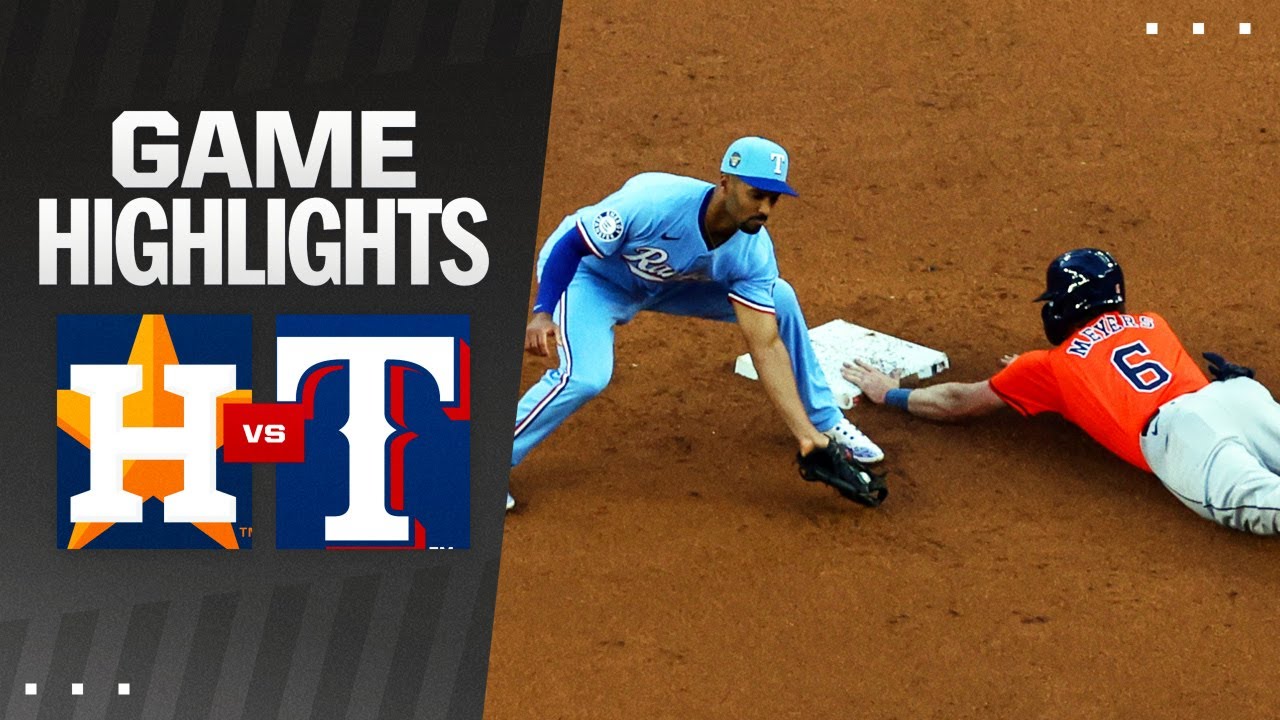 Astros vs. Rangers Game Highlights (4/7/24) | MLB Highlights - YouTube