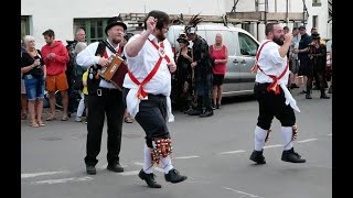 2023 06 17 Dartington Morris - The Princess Royal jig, at Stokeinteignhead.  P1040407