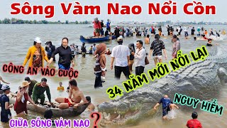 Sông vàm nao nổi cồn dân ùn ùn kéo đến xem hiện tượng lạ 34 năm mới thấy nổi cồn cát sông vàm nao