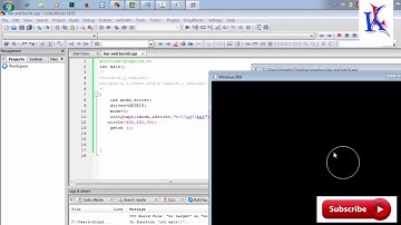 c/c++ circle and ellipse draw graphics