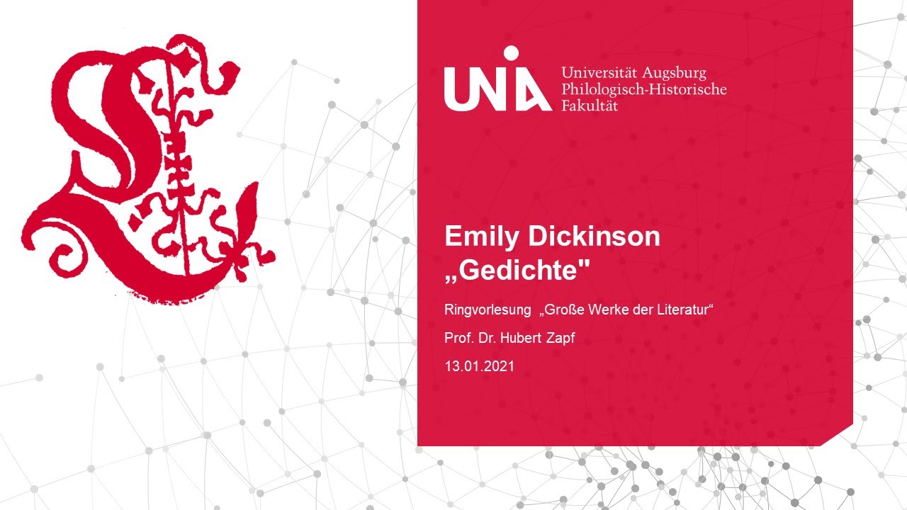 Große Werkeder Literatur XVI Prof. Dr. Hubert Zapf Emily Dickinson
