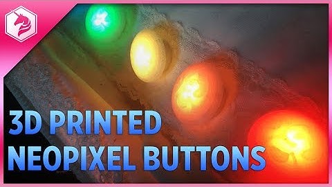 Neopixel Illuminated Tactile Switch Button @adafruit #adafruit