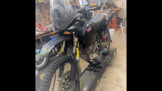 DR650 Home Made Adventure Mods