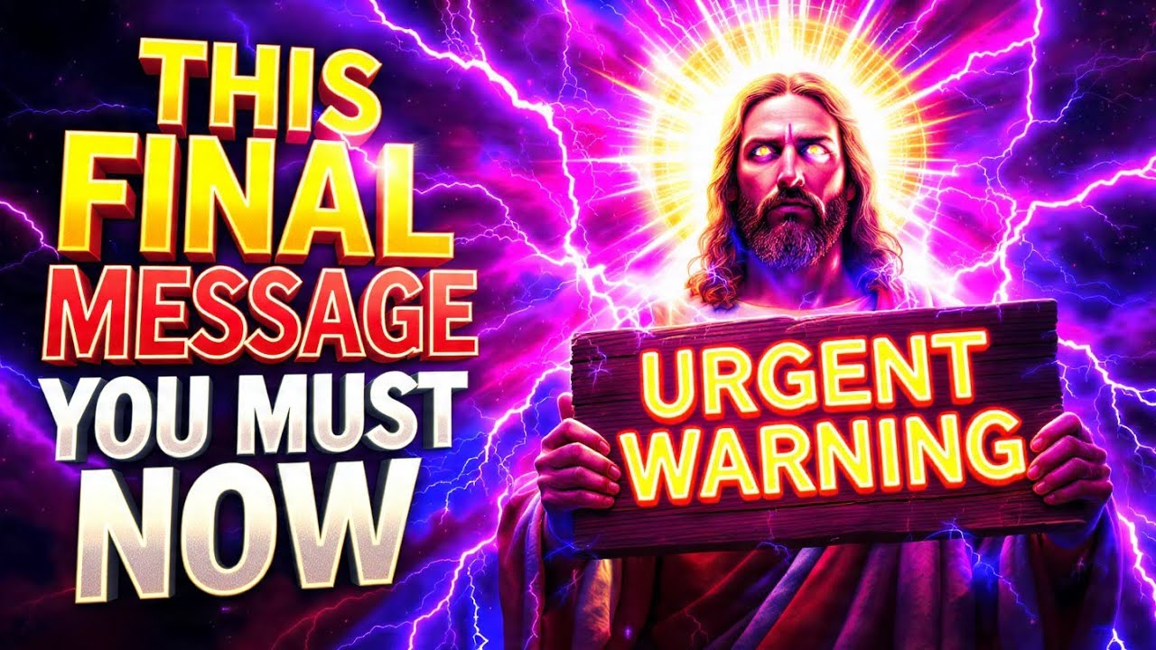 🛑 THIS MAY BE THE LAST MESSAGE YOU EVER HEAR — JESUS SPEAKS NOW | Gods Message Now | God Message