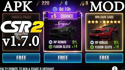 CSR2 1.7.0 -Free Crates -No Keys Needed -APK Version -Work In Progress