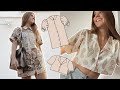 DIY // Button Up Dress or Shirt (Self Drafting Process)