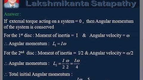 vDo QA Rotational Motion-18/ Conservation of Angular Momentum