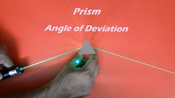 Refraction of light through a glass prism Class 10 | Angle of deviation through prism | Vinod Avnesh