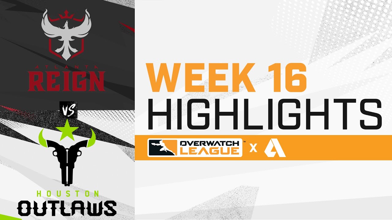 Atlanta Reign VS Houston Outlaws - Overwatch League 2021 Highlights | Week 16 Day 3