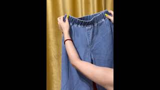 Womens Pct Brand High-Waisted Wide-Leg Jeans Pants Online Shopping Pctradingest