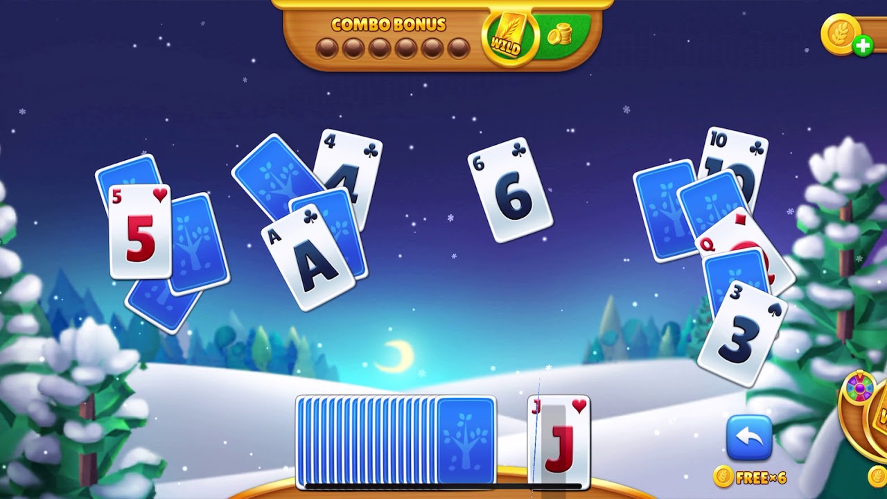 Farmship Tripeaks Solitaire Level 22