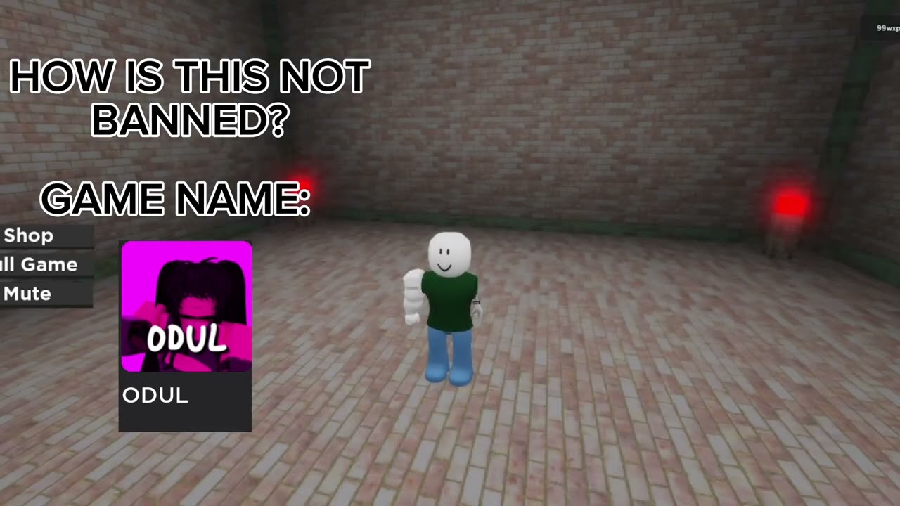 game name is ODUL #r63 #r34 #fyp #roblox, Online Game