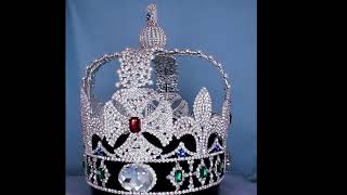 Imperial Rhinestone Men&#39;s King State Crown