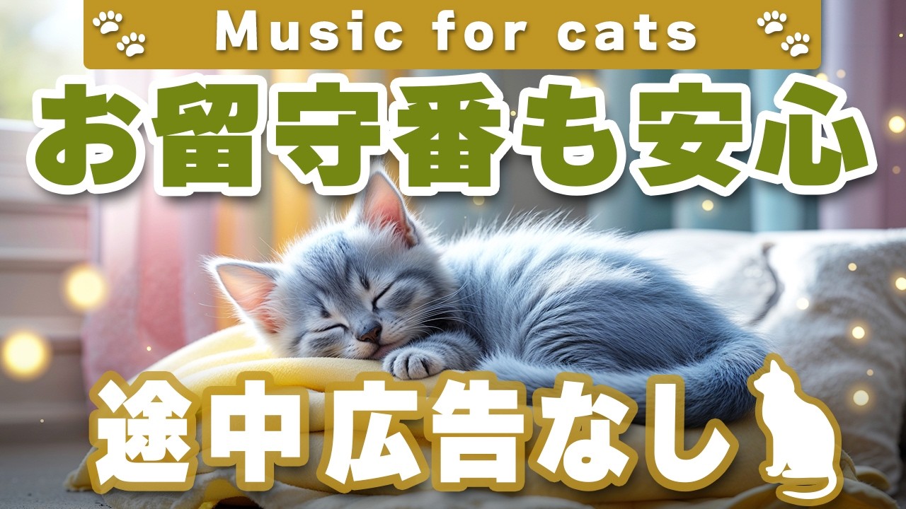 猫のためのリラックス音楽｜夜のリラックスタイムに（12時間・途中広告なし）Relaxing Music for Cats | Night | No Ads | 12 Hours_vol.358