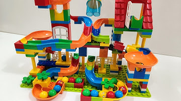 🏁 Ultimate LEGO Duplo Marble Run Race | Satisfying ASMR Track Adventure! 🔮✨