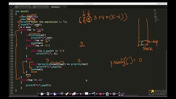 Infix to Postfix | Expression evaluation | C-Programming | Gate Applied Course