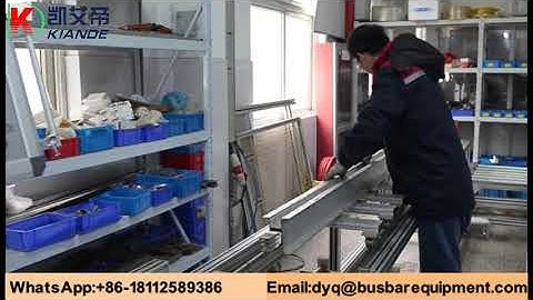 automatic reversal busbar assembly line