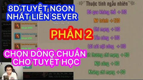 8 DÒNG NGON NHẤT LIÊN SEVER : PHẦN 2 LỰA CHỌN DÒNG CHUẨN CẦN XÀI ÉP VÀO TUYỆT HỌC TRONG VLTK1 MOBILE