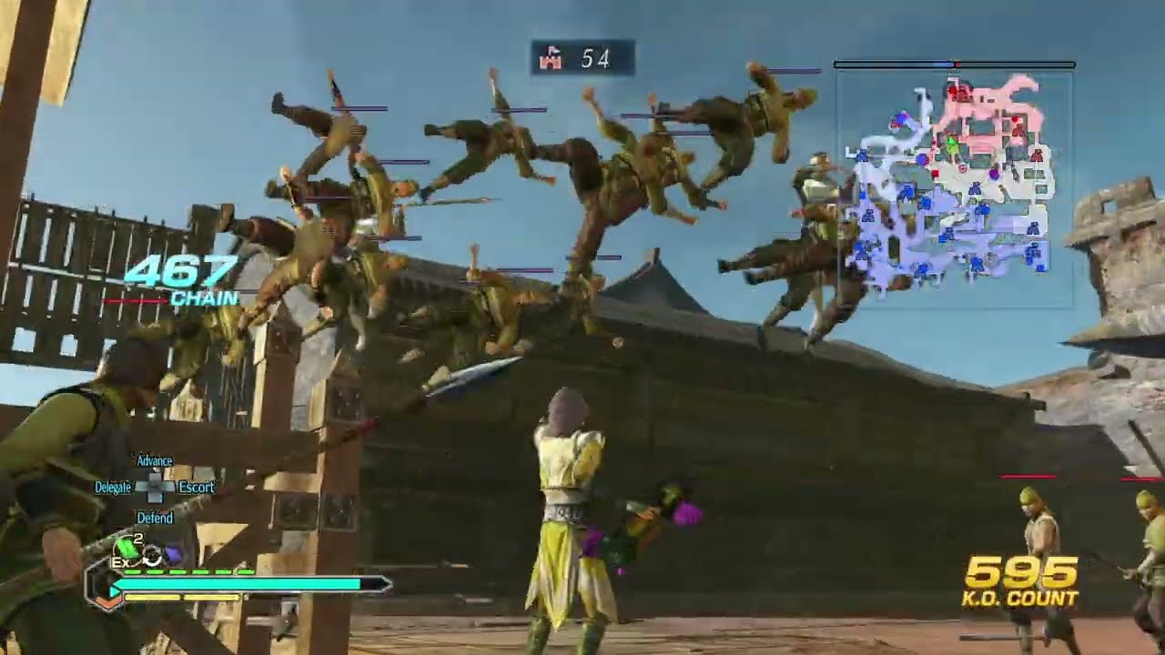 Dynasty Warriors 8 Empires -  Zhang Liang Gameplay