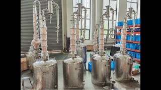 100L/200L/400L micro moonshine still w/ copper column