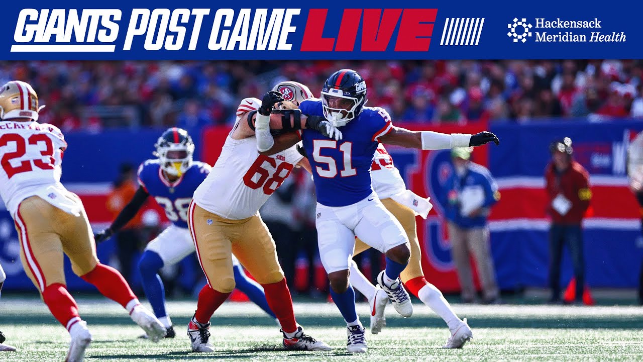 Giants Postgame Live: Giants vs. 49ers Week 9 | Postgame Recap and Analysis