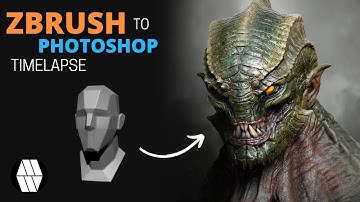 ZBrush to Photoshop Timelapse - 
