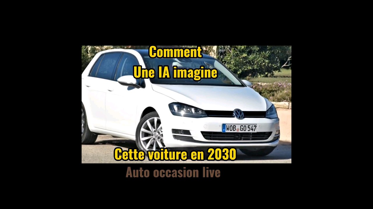 époustouflant une IA imagine une golf 7 en 2030?