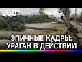 Мощный ураган с градом разносит элеватор в Алтайском крае