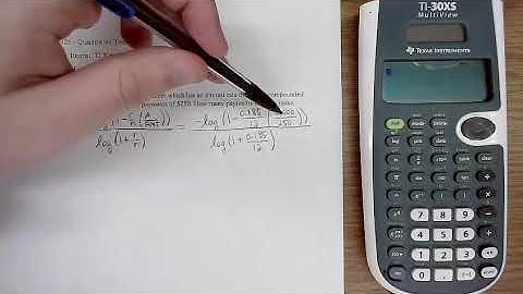 Credit Card Formula TI 30XS MultiView -- MATH 125 Calculator Tutorials