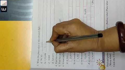 Class 4th, Maths, Chapter 1. Large Numbers (Lecture 3)