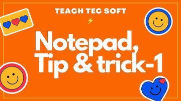 Notepad tips and tricks 1