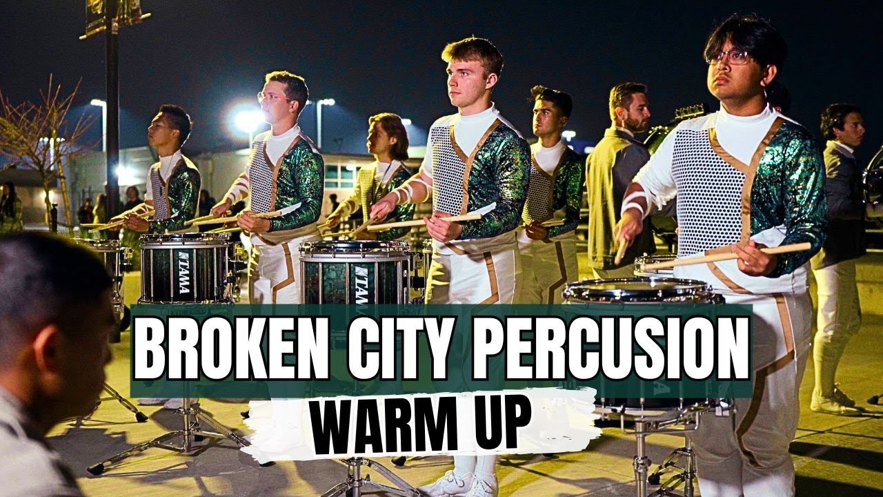 Broken City Percussion 2025 - Warm up