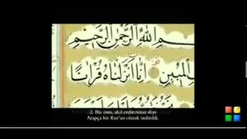 (Hz.Yusuf filminden) Yusuf suresi (1-4 ayet)