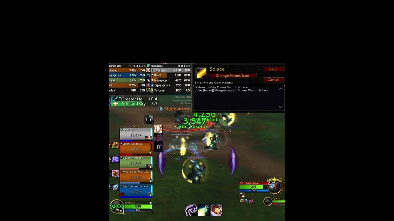 3 Healer Macros for World of Warcraft Dragonflight Disc Priest POV shorts YouTube