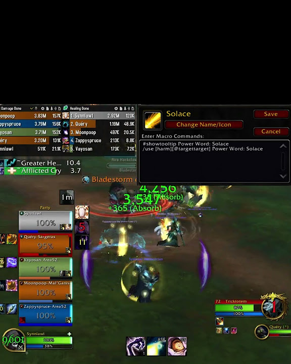 3 Healer Macros for World of Warcraft Dragonflight Disc Priest POV 