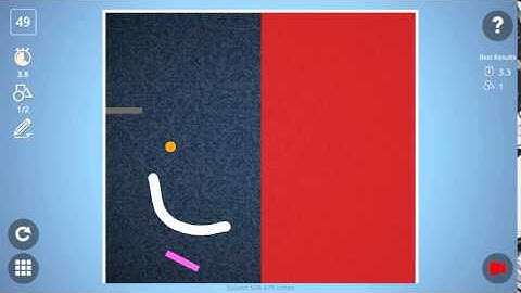 Check out how I solved level 49 in Brain It On! #BrainItOn