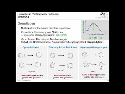 Video: Unterschied Zwischen Elektrocyclischer Und Cycloadditionsreaktion