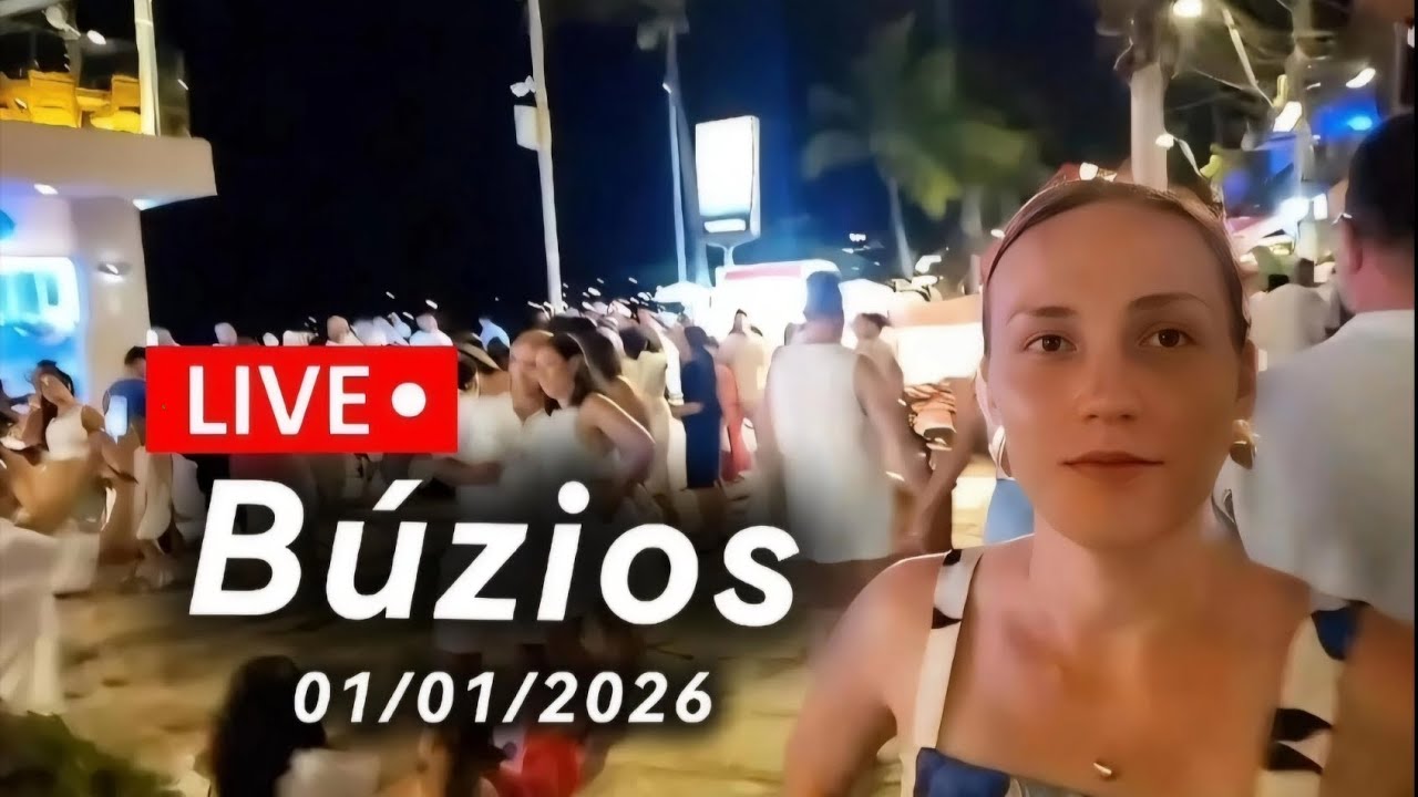 Caminando Búzios en año nuevo 01/01/2026 | Centro, Geribá | Video completo del live 