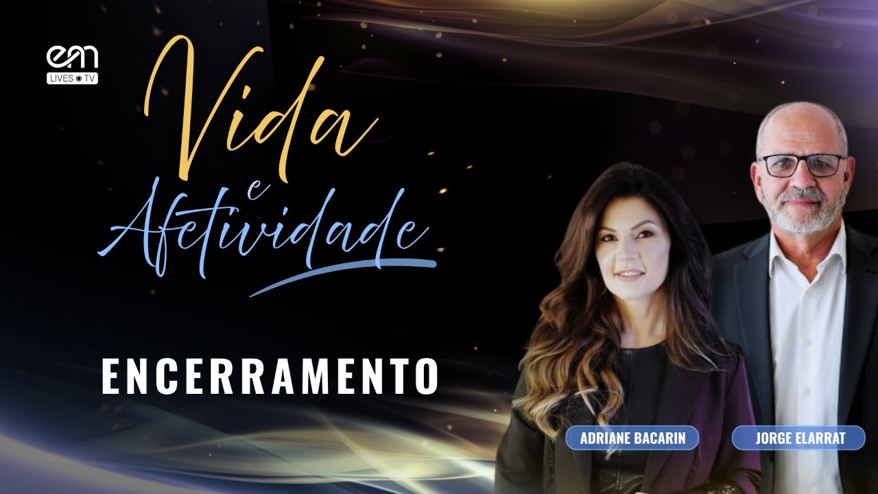 ✨ Produção exclusiva EM Lives TV — Espiritismo e Mediunidade

➡️ Série: Vida e Afetividade (Livro de autoria de Jorge Elarrat e Adriane Bacarin) — Episódio #19 — Encerramento da série

📅 Terça-feira — 06/10/2026 
🕡 18h15 🇧🇷
🎙️ Com Jorge Elarrat (PR) e Adriane Bacarin (PR)

✨ Esta série, inspirada na obra Vida e Afetividade, aborda com respeito e responsabilidade dúvidas e conflitos do cotidiano no campo da afetividade e da sexualidade, à luz da espiritualidade, da consciência e da renovação interior.

🌟 Adriane Viola Bacarin — graduada em Administração de Empresas, Direito e Psicologia. Pós-graduada em Psicologia Analítica e Prática Clínica em Espiritualidade; mestre em Literatura Comparada. Coordenadora de Estudos da Série Psicológica e palestrante.

🌟 Jorge Alberto Elarrat Canto — nascido na capital do Amapá em 12 de novembro de 1962, espírita desde 1980. Atuante em atividades de Juventude, trabalhador das áreas de Estudo e Doutrinário e da Unificação do Movimento Espírita junto à Federação Espírita de Rondônia (FERO). Engenheiro Eletrônico, com mestrado em Administração e 35 anos de experiência em planejamento e gestão da informação, com domínio de ferramentas quantitativas, estatísticas e determinísticas de apoio à tomada de decisão.

▶️ Acesse a playlist:
https://www.youtube.com/playlist?list=PL6S9KEn3CGmU0pgW1x956LCXl_yrlp3xi

▶️ Conheça o nosso canal:
https://www.youtube.com/espiritismoemediunidade

🔹 Produção: EM Lives TV – Espiritismo e Mediunidade
🔹 Realização: EM Digital – Espiritismo e Mediunidade

🌐 Acesse as nossas mídias sociais:
🔹 Site – https://emlives.tv
🔹 Facebook – https://www.facebook.com/espiritismoemediunidade
🔹 Instagram – https://www.instagram.com/espiritismo.mediunidade
🔹 TikTok – https://www.tiktok.com/@espiritismoemediunidade
🔹 Kwai – https://kwai.com/@Emlivestv
🔹 X – https://x.com/EMediunidade

#emlivestv #emdigital #espiritismoemediunidade #vidaeafetividade #jorgeelarrat #adrianebacarin #afetividade #relacionamentos #sexo #energiasexual #espiritualidade #carceresafetivos #reencarnacao #espiritismo #vidaesexo #vidaafetiva