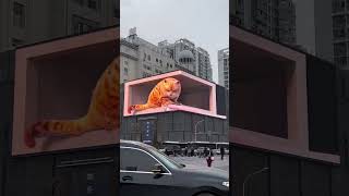Stunning 3D Billboard In China 😍😍 #Shorts #China
