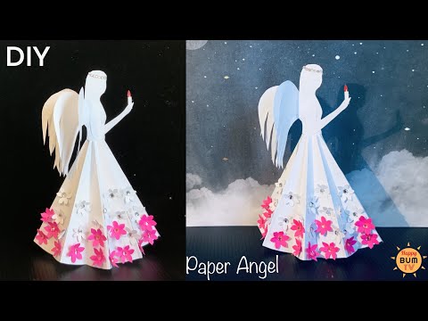 Video: How To Make An Angel Out Of Paper With Your Own Hands