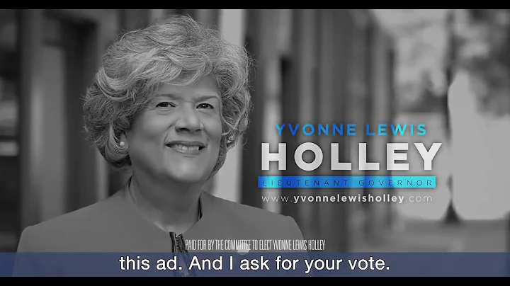 Vote Yvonne Lewis Holley for Lt. Governor